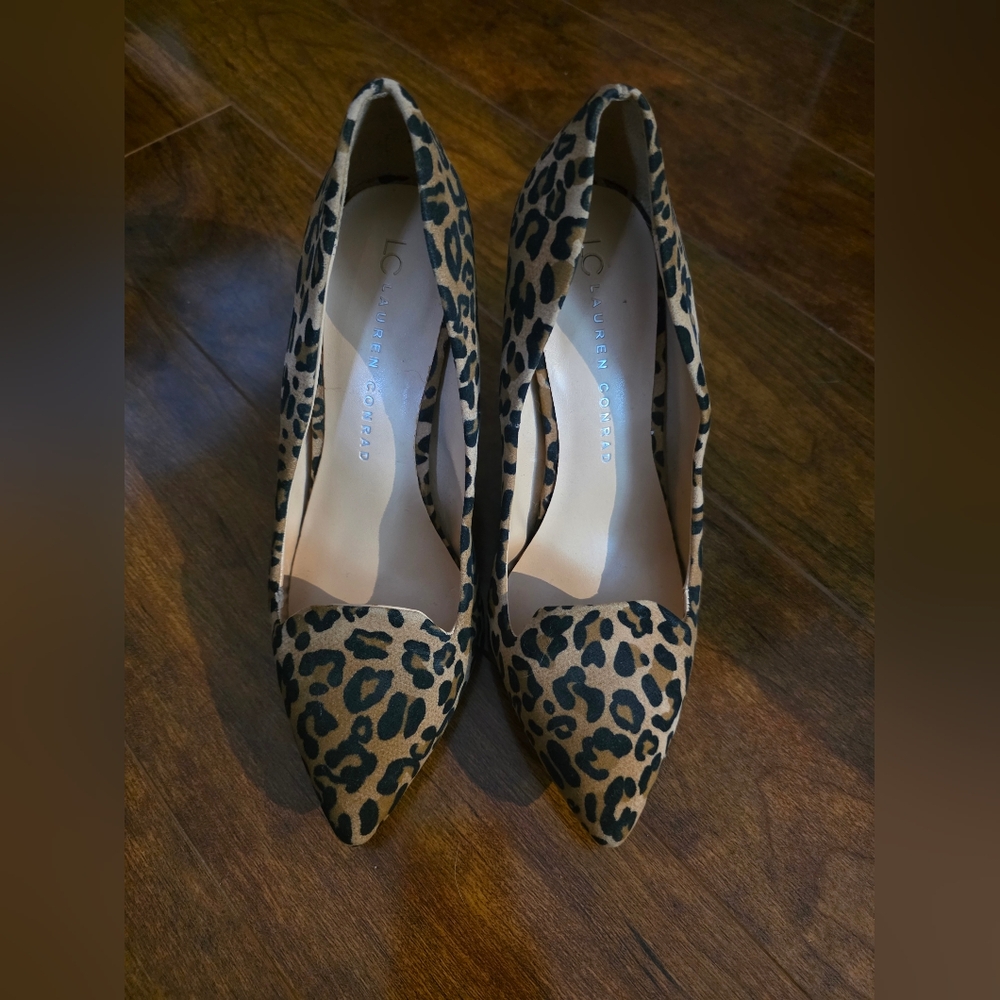 LC Lauren Conrad Leopard Print Women's Shoes